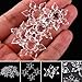 Produktbild Tofree Weihnachtsdekoration Acryl Schneeflocke klar Kristall Acryl Strass Festival DIY Dekorative Gadget 20 Stück/Pack