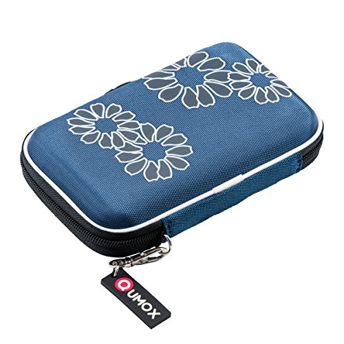 QUMOX 2,5" extern HDD Gehäuse / Tasche für tragbare Festplatte Blau