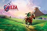  Póster \"The Legend of Zelda/La Leyenda de Zelda\" Ocarina of Time/del Tiempo (Nintendo) (91,5cm x 61cm)
