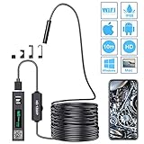 【Breites Anwendungsspektrum】: das Endoskop eignet sich für die Wartung von Hausgeräten, die Wartung von Kraftfahrzeug, industrielle Tests, Rohrleitungs Tests, Outdoor-Tests, Such-und Rettungsarbeiten, Ölbohrungen, Bauwesen und andere industrielle Anwendungen.