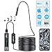 Price comparison product image PiAEK Endoscope, Inspection Camera Wireless WiFi 2.0 Megapixels 1200P HD Borescope, IP68 Waterproof Tube Snake Camera with 8 LED for Android IOS MAC Laptop Windows-10M