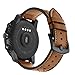 Produktbild Hunpta@ Für HUAMI Amazfit Stratos Smart Watch 2/2S Mode Sport Leder Armband mit Metallverbindern (22 mm) (Braun)