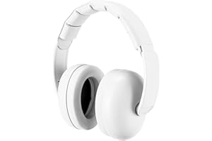 ProCase Ear Defenders for Babies (6-36 Months) Headphones NRR 21dB Capsule Ear Protectors with Noise Reduction for Sleep, Travel & Carnival Parades, White