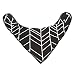 Baby Unisex Bandana Drool Bibs , ivencase Leaf Pattern Absorbent Cotton Cute Baby Gift Sets Feeder Bib for Boys & Girls (4-Pack Set)
