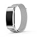 Produktbild BEWISH Edelstahl Uhrenarmband für Fitbit Charge 2 Milanese Mesh Wrist Band Strap Replacement Watchband mit Magnetverschluss Smart Watch Ersatzband