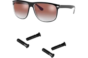 HICYCLE2 Viti di ricambio per occhiali da sole Ray ban Boyfriend RB4147 BR4184 RB4190 RB4175 Kit di riparazione (set di 4), cacciavite (nero)