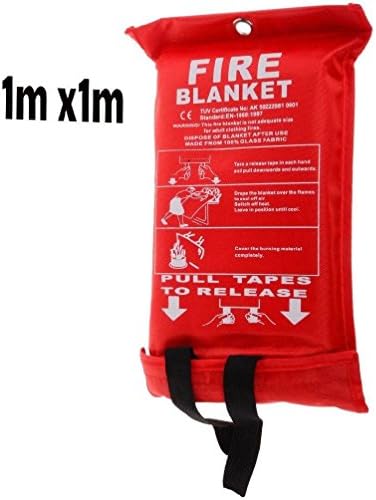 Fire Blanket Extinguishers Fire Safety Smoke Alarms Home Kitchen Shop 1M X 1M