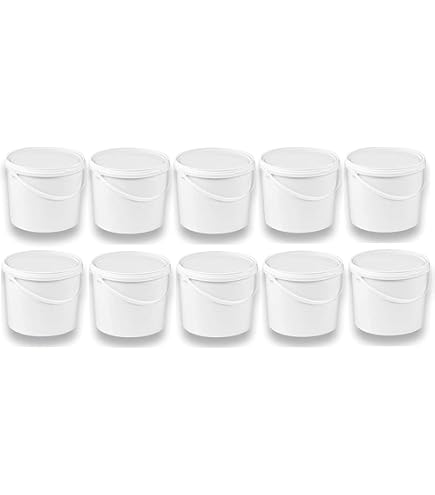 Skywin Contenedores De Almacenamiento Apilables De Plástico Para Despensa, Paquete De 6 Cubos Apilables Grises Para Organizar Alimentos, Cocina Y Artículos Esenciales De Baño