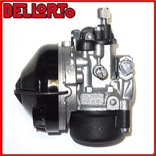 01515 CARBURATORE DELLORTO SHA 14 12 L 2T ARIA MANUALE ATTACCO FEMMINA UNIVERSALE CICLOMOTORE