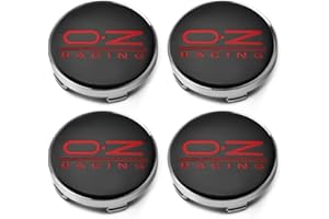 XGAGCF Coche Rueda Centrales Tapas Tapacubos Aluminio Buje Badge Emblema, para OZ Racing 60MM Auto Llantas Centro Decorativa Cubierta Accesorios