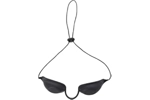 Heallily Lunettes de protection pour les yeux Rouge et bleu Protection des yeux pour les patients en IPL UV Infrarouge LED Light Therapie Hart (noir)