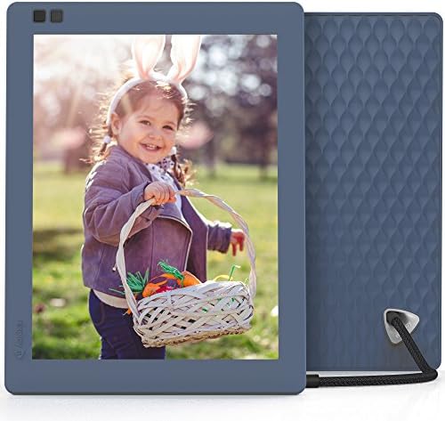 Nixplay Seed 10 Inch WiFi Cloud Digital Photo Frame with IPS Display, iPhone & Android App, Free 10GB Online Storage and Motion Sensor (Blue)