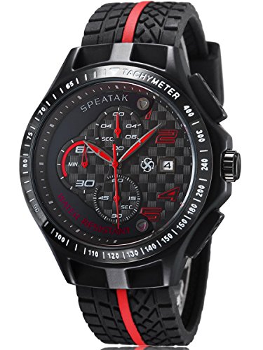 Alienwork Quarz Armbanduhr Multi-funktion Quarzuhr Uhr XXL Oversized schwarz Silikon U9052G-01 Alienwork Quarz Armbanduhr Multi-funktion Quarzuhr Uhr XXL Oversized schwarz Silikon U9052G-01