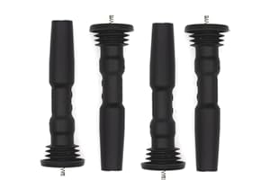 HAOTOM 4X connecteurs d'allumage d'allumage en caoutchouc pour voiture A1 8X A3 8V Golf 7 Beetle 5C Passat B8 Polo 6R Up Scirocco Tiguan Citigo Fabia 3 Octavia 5E Rapid Ibiza 6J Leon 5F Mii 1.0 1.2 1.4 1.6