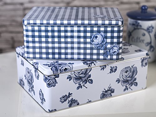 Katie Alice „Vintage Indigo“ Dosen, ineinanderpassend, Blau, 2-teilig - 2