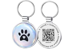 QWBWAN QR Code Dog Tags for Pets | Easy-to-use Dog Identity ID Tags UK | Real-time scan alerts | Shareable Pet Profile | No Subscription or Fees