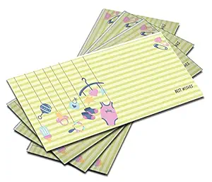 Brown Cloud Customised Exclusive Shagun/Money/Gift Envelope/Cover/Lifafa for Kids/Children/Babies/Gift/Festival with Personalized Text Message/Name/Photo (SEKIDS BC 06) (Pack of 10)