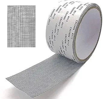 Unicron Window Screen Repair Kit Tape,Strong Adhesive & Waterproof Fiberglass Covering Mesh Tape for Covering Window Door Tears Holes Screen Patch Repair Kit