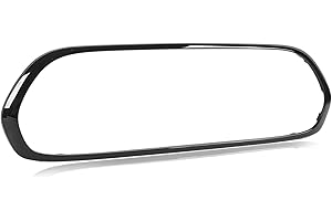 SRUM Embellecedor de Cubierta Envolvente de Rejilla, Color Negro Brillante, Cubierta Envolvente de Rejilla de Parachoques Delantero de Coche, Marco de Rejilla de Parachoques de Repuesto para Mini F55 F56 F