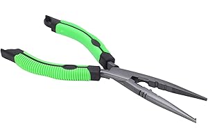 Fournyaa Alicates de Pesca, Tijeras, Alicates de Corte de Línea de Pesca, Resistencia a la Oxidación para Línea de Pesca con Mosca