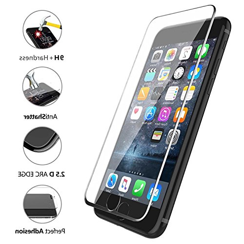 Preisvergleich Produktbild Wunderglass - Panzerglas Full Cover für Apple iPhone 8 Plus Displayschutzfolie 9H Härte Glasprotector