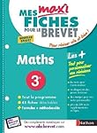 Mes MAXI Fiches Maths 3e