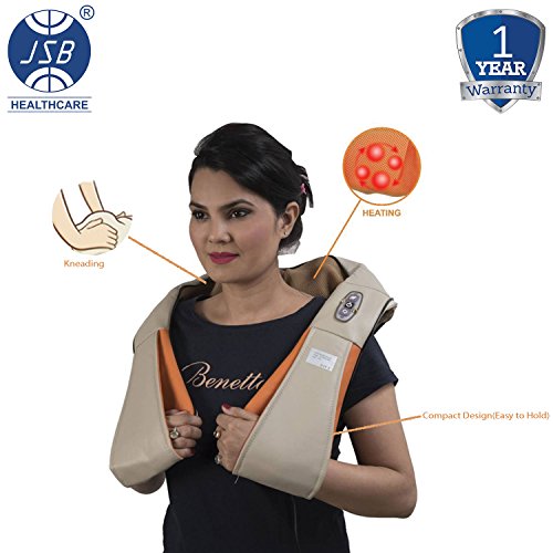JSB HF71 Neck Massager for Cervical Shoulder Pain Relief (Beige) RS.2149 (78.00% Off) - Amazon