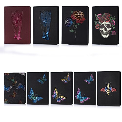 Neues Schutzhülle für Apple iPad Air 9.7, TechCode Billion 3D-Funkeln PU Leder Schlag Abdeckungs Shell Buch Art Folio Kasten Abdeckungs Standplatz Schützende PU Leder mit Kartenhalter für Apple iPad air 9.7 Zoll (iPad air, A02) - 4