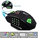 Price comparison product image GamKoo Varanus 16400 DPI MMO High Precision Programmable Laser Gaming Mouse with 18 Programmable Buttons, 12 Side Buttons, 5 memory profiles, Weight Tuning Cartridge, Power Button, Breathing Light