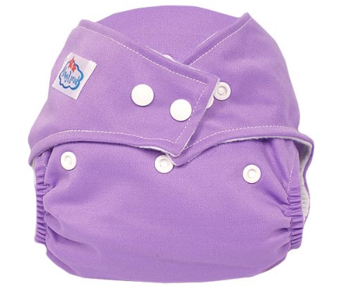 Reuseable Baby Pocket Cloth Nappies One Size Fits All-PURPLE