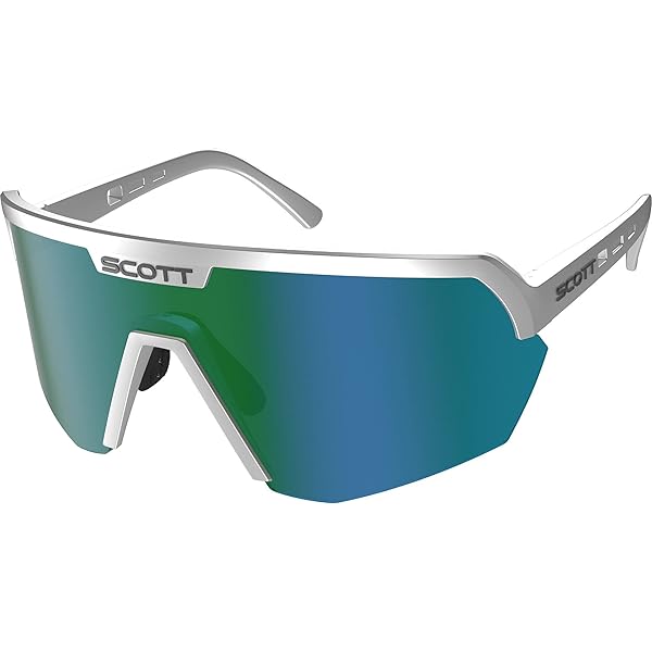 Lunettes De Soleil Sport Scott Shield - Monture Transparente/Noir - Verres Interchangeables - Pour VTT, Ski, Sport Extrême