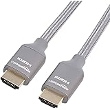 Amazon Basics Premium 48Gbps Ultra High-Speed 8K HDMI Cable, Dark Gray - 305 cm