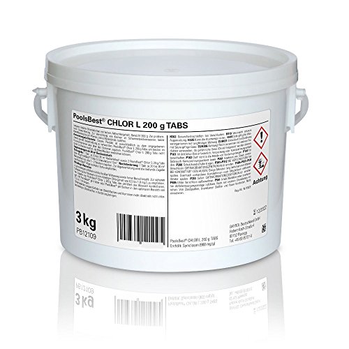 3 Kg – PoolsBest® Chlortabletten L 200g, 80-90% Aktivchlor, langsamlöslich - 2