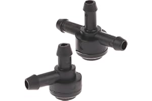 Raheem Windscreen Washer Jets Fit for Volvo XC90 Pair of 2 Way (L) & 3 Way (T) Connector Parts Washer Volvo Washer Valve 9178897 31391513 Fit for Volvo C30 C70 C70 S40 S60 S70 S80 V50 V70 XC60 XC70