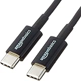 Amazon Basics Cavo da USB-C a USB-C 2.0 a ricarica rapida, velocità 480 Mbps, certificazione USB-IF, per Apple iPhone 15, iPa