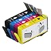 Produktbild ouguan 4 x (1 schwarz + 1 Cyan + 1 Magenta + 1 Gelb) kompatibel HP 903 903 x L Tintenpatrone für HP Officejet 6950 Integrated Kühlschrank 6970 6975 All-in-One Drucker