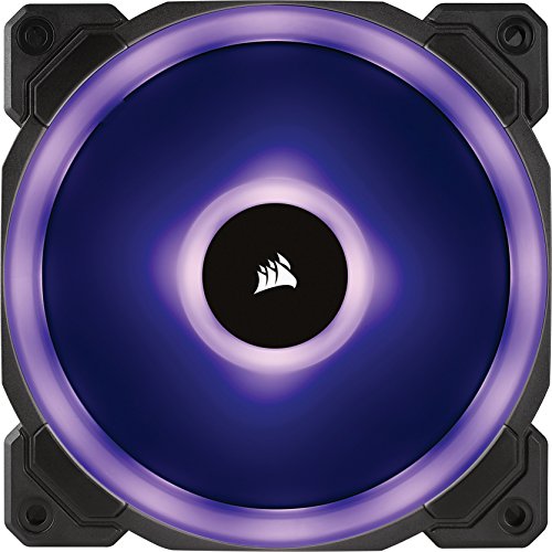 Corsair LL120 RGB Ventilador de PC  120 mm  Doble Halo RGB LED PWM  Paquete Soltero