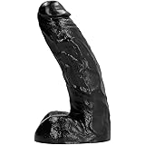 All Black Monster-Dong Dildo schwarz