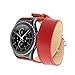 Produktbild Samsung Gear S2 Classic Armband,Generic Leather Double Tour Replacement WristArmband Bracelet Strap with Steel Buckle for Samsung Gear S2 Classic