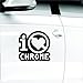 Produktbild Hochwertiger i dont like chrome JDM VAG Tuning Aufkleber Jdm Shop für Auto Sticker Bomb style Decals ca. 20 cm