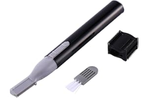 ‎YUYTE YUYTE Tragbarer Gesichts-Augenbrauen-Haar-Körperklingen-Rasierer, Elektrischer Rasierer-Entferner-Trimmer, Beauty-Frauen-Haarentferner (schwarz)