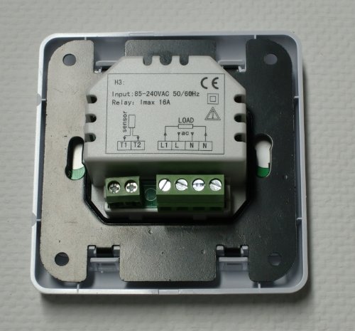 SM-PC®, Raumthermostat Thermostat programmierbar Touchscreen #832 Digital weisse Hintergrundbeleuchtung - 3