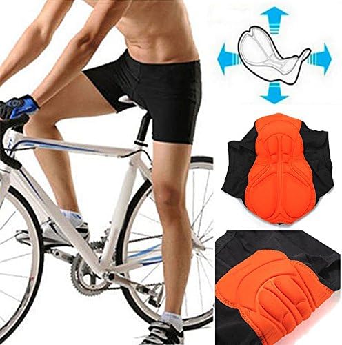 Ammiy® Unisex (Men's / Women's) 3D Padded Cycling Underwear Shorts Breathable Lightweight Performance Mountain Bike Bicycle Cycling Shorts Liner Underwear Underpants Padded 2.1 CM Sponge Gel Extra Durable Short Pants (M/L/XL/XXL/3XL Optional)