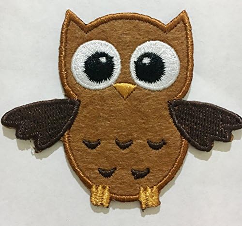Desert Owl Iron On Embroidered Patch buy one get one free