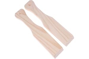 Yardwe 2 stücke Holz Grill Schaber Holz BBQ Reiniger Paddel für Holzkohle und Gas Grill