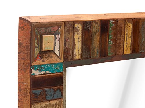 massivum Spiegel Avadi 90x160x4 cm Teak bunt gewachst - 2