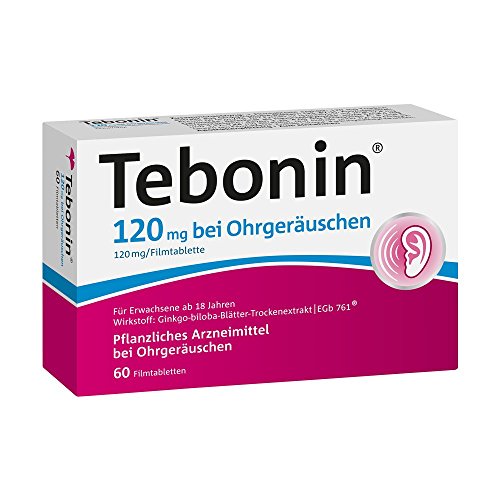 Tebonin 120 mg Film Coated Tablets Protective Effect Against Tinnitus 60 Tablets