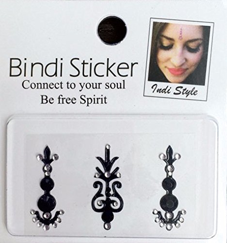 Bindi Sticker / Aufkleber Boho Und Tribal Style Farbe Schwarz
