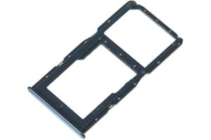 jbTec SIM-Tray/SD-Card kompatibel mit Huawei P30 Lite/New Edition/Premium - Kartenhalter Single, Farbe:Blau