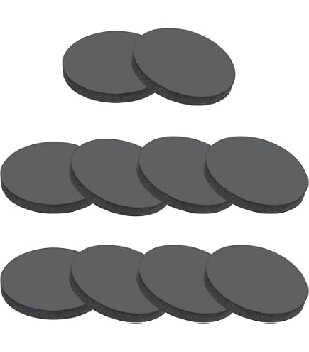 Produktbild von 10 Gummi-Dämpfungsringe – Außen-Ø 60 Mm, Höhe 1 Mm, Wasserdicht, Verschleißfest, Weich, Rund – Als Unterlegscheibe Für Maschinen & Möbel